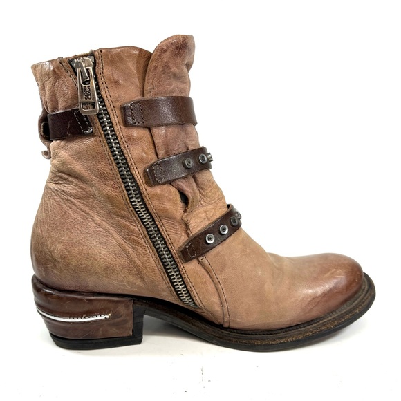 A.S.98 Ives Tan Ankle Boots | 37 - Picture 3 of 8